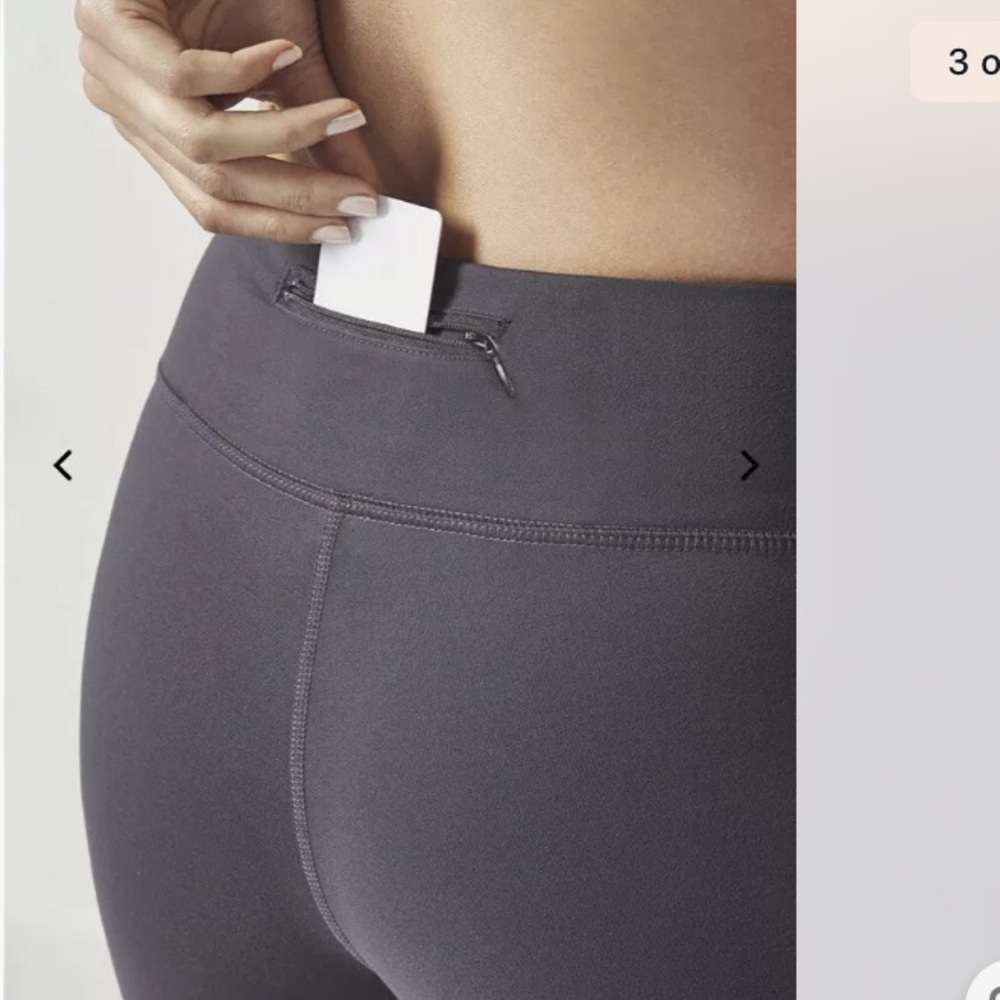 Fabletics Mid-Rise Mesh Powerhold Capri Leggings